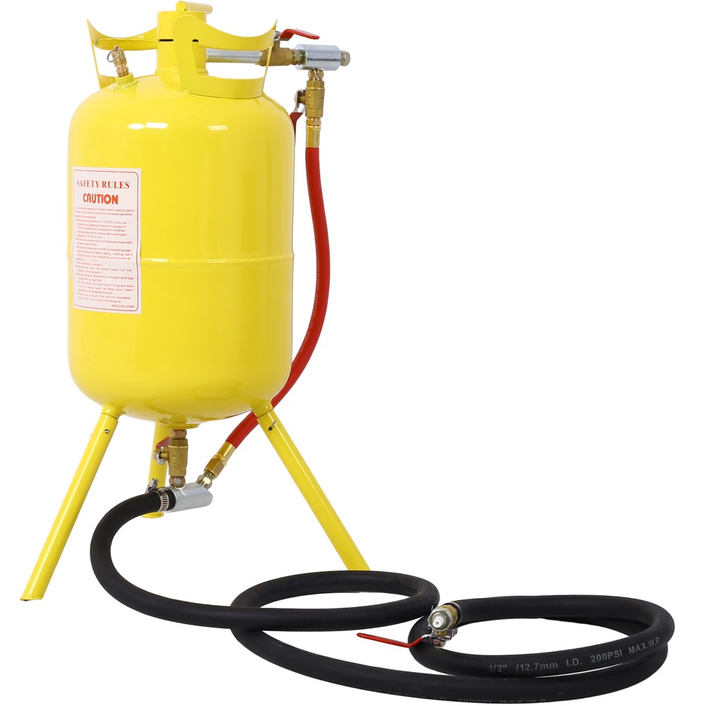 Portable 5-Gallons Sand blaster Sand Blasting Complete Kit for Paint Stain Rust