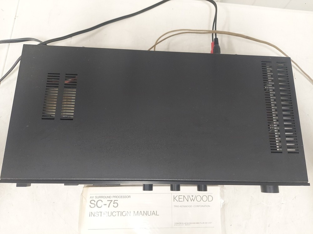 Kenwood SC-75 AV Surround Processor Dolby Amplifier *Read Description* #2110