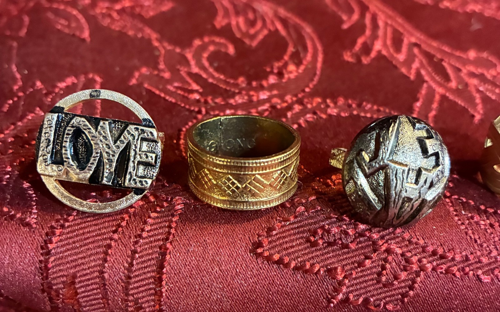 Vintage Lot of 10 Gumball Machine prize rings