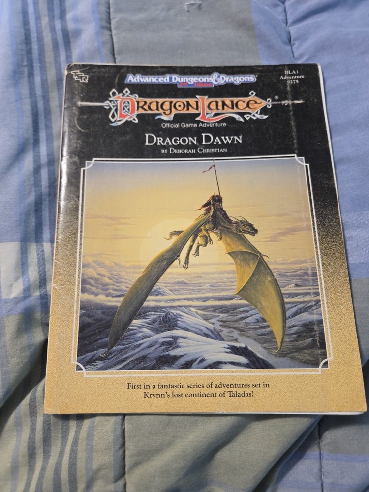 Advanced dungeons and dragons, second edition dragon lance dragon dawn