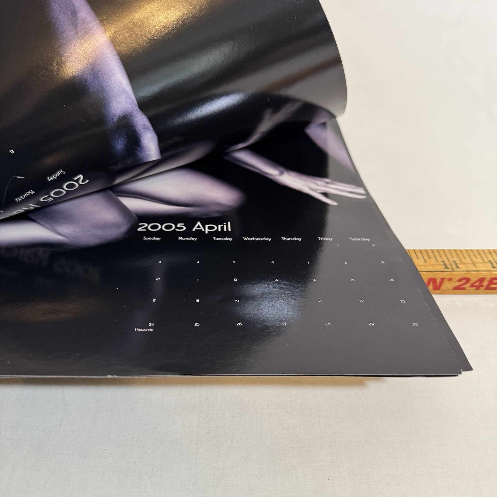 2005 Monte Christo Featuring Cigars & Silver Female Model Calendar **