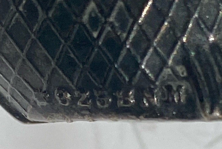 Sterling Silver Guilloche Enameled Norwegian Fish Salt And Pepper Antique 925.