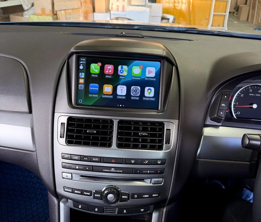 Wireless CarPlay/Android Auto Unit For Ford Falcon FG MK2 | Plug & Play + DAB