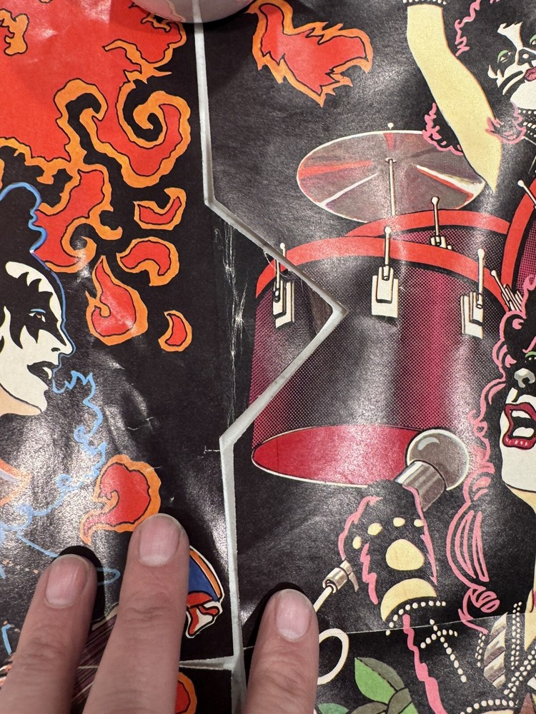 78 KISS Aucoin Mural Art Puzzle Posters Simmons Stanley Criss Frehley Rock Ready