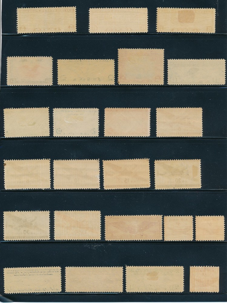 US 54 DIFF MINT BOB: 7 COMPL SETS +; AIRMAILS, SPEC DELY, CERT & MORE CV $145