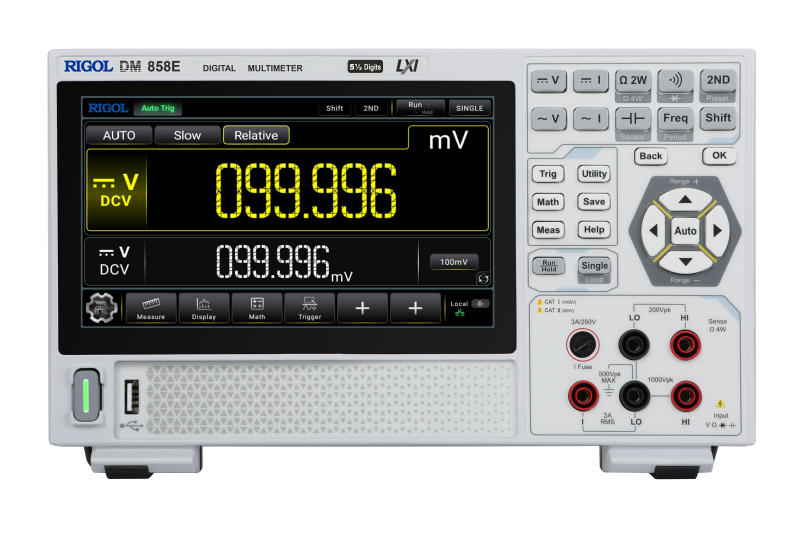 RIGOL TRMS Digital Desktop Multimeter 7-inch Touch Screen Type-C Co DM858/DM858E