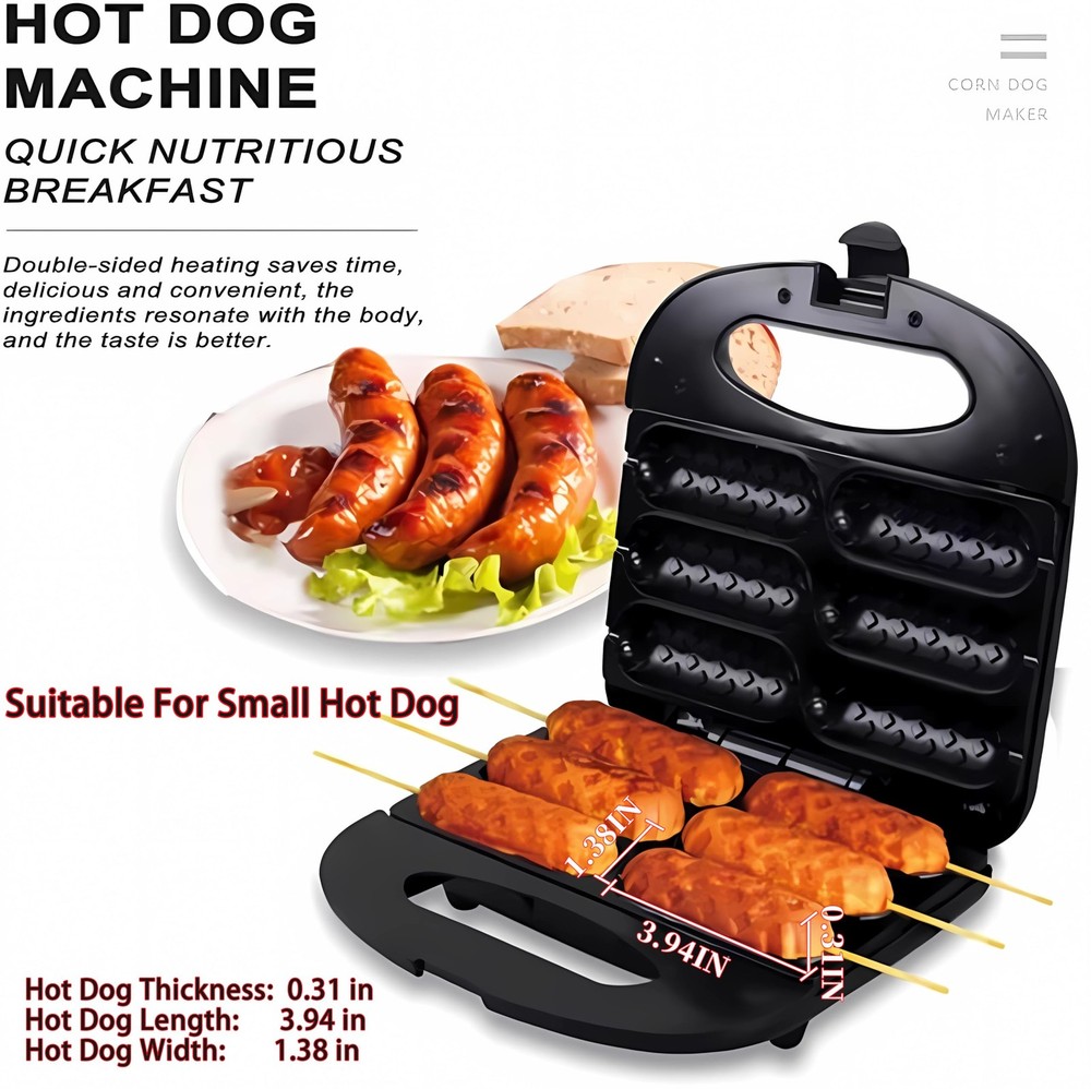 Waffle Maker,Donut,Hot Dog Machine Set,3-in-1 Multifunctional Breakfast Maker...