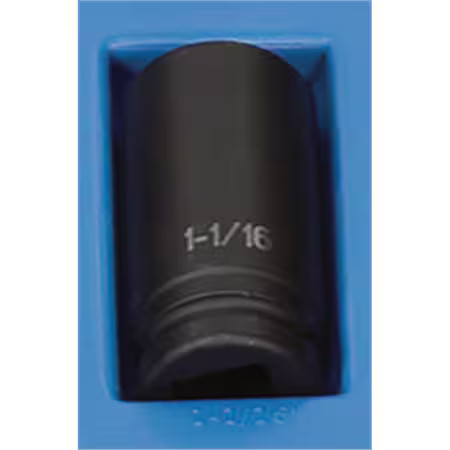 GREY PNEUMATIC 3034D 3/4" Drive, 1-1/16" Size, SAE, Socket, 6 Points,