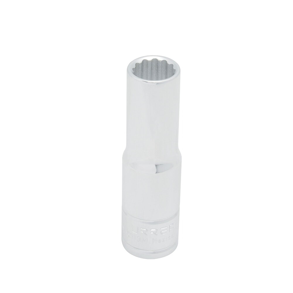 URREA 5313M 1/2" Drive Chrome Deep Socket 12 Point 13 mm