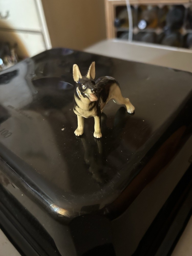 Small Ceramic German Shepherd Dog