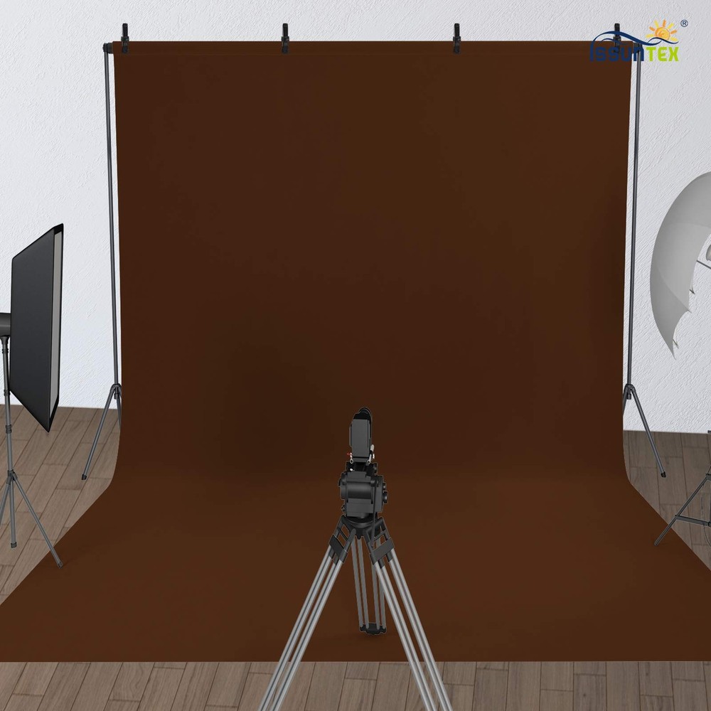 Brown Photo Backdrop 5x7 ft Collapsible High Density Screen for Studio