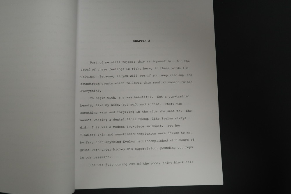 At First Sight Original Book Script Stephen J. Cannell Studios Collection