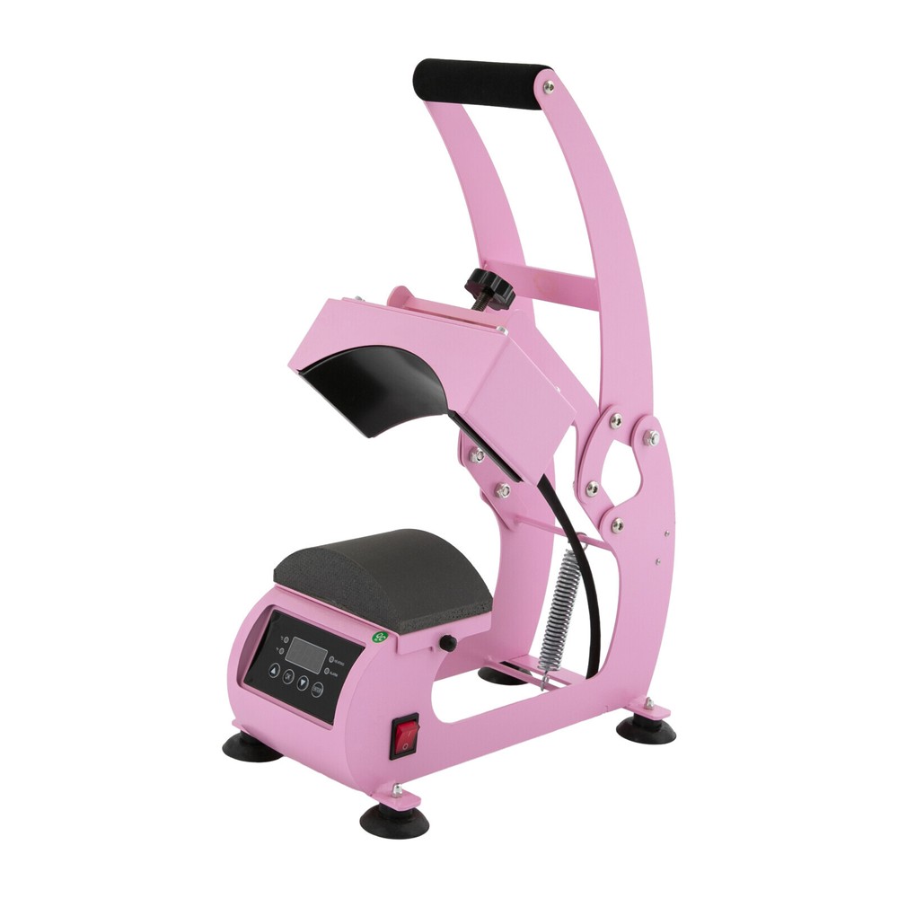 500W Hat Heat Press Machine Temperature Control Heating Plate Cap Press Machine