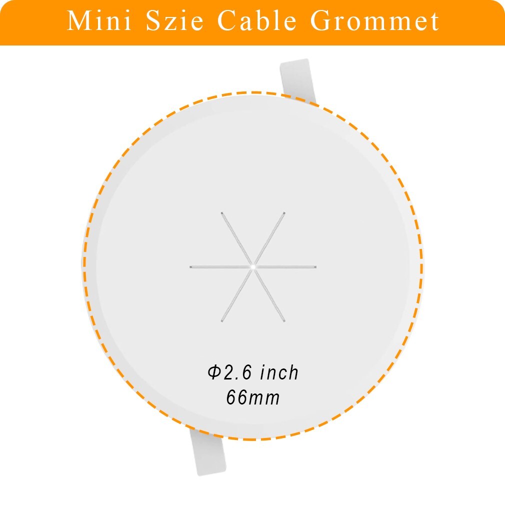 Wall Cable Management Kit In Wall TV Cable Hider Silicone Pass Through 2 Pack
