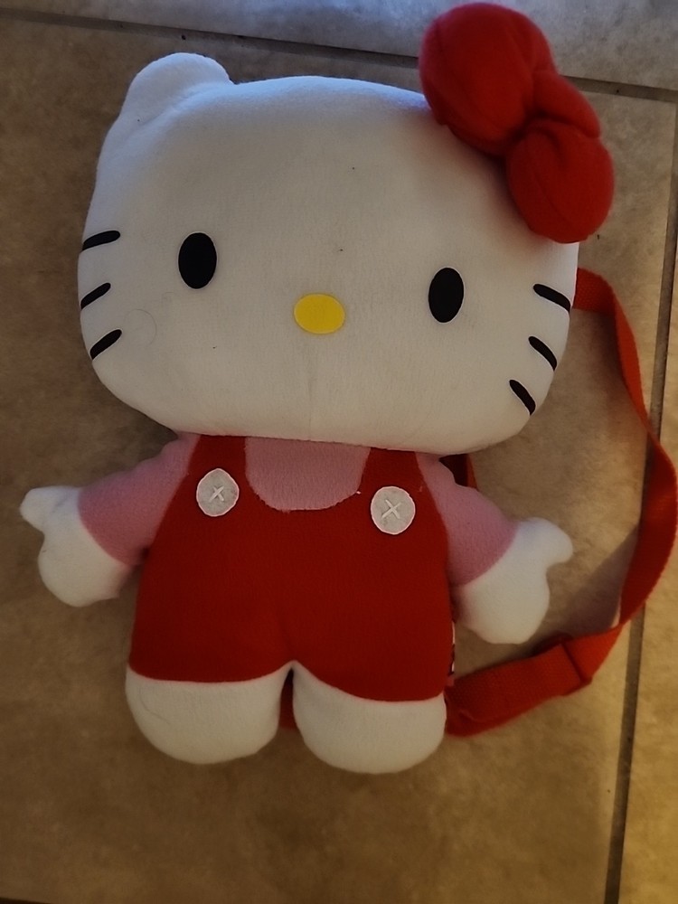 Hello Kitty Plush Backpack 15"