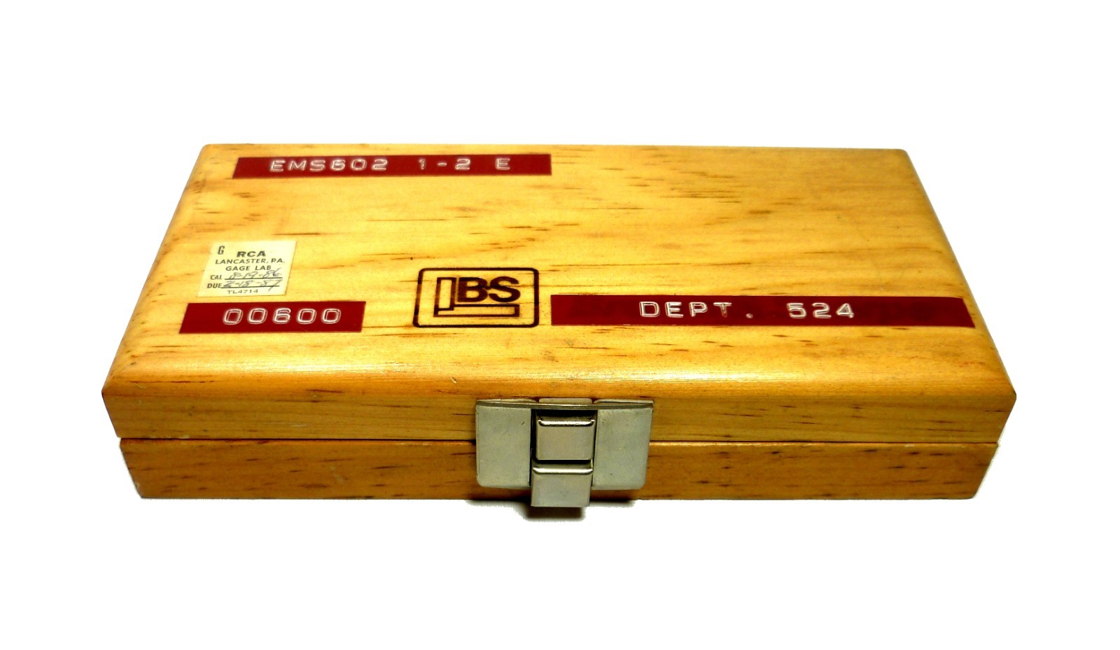 TOOLS - STARRETT OUTSIDE MICROMETER - NO. 436, 2" w/WOODEN CASE - BEAUTIFUL COND