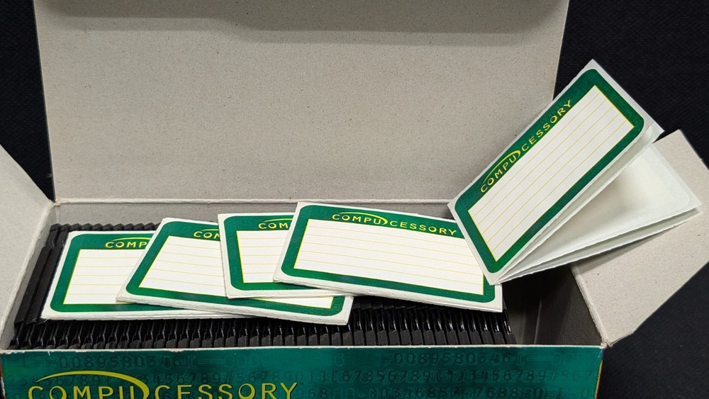 Compucessory 3.5 Diskettes IBM formatted 43 Count With Labels