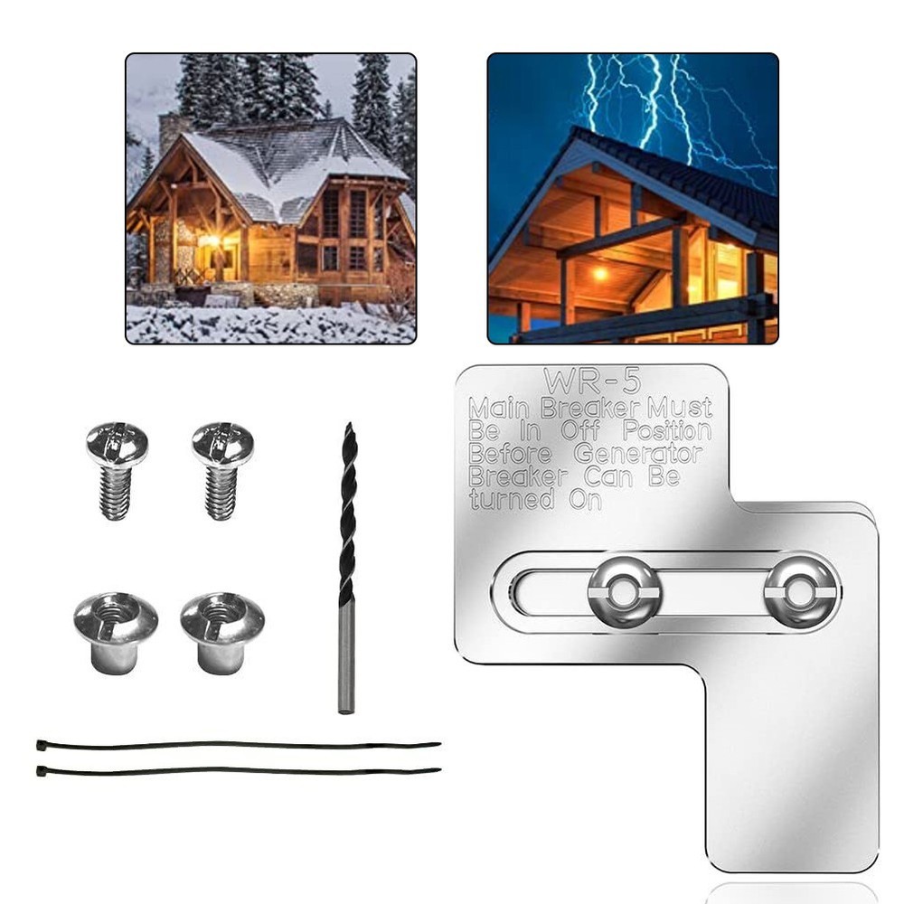 Generator Interlock Kit for Murray 100 Amp Breakers with Installation Tools