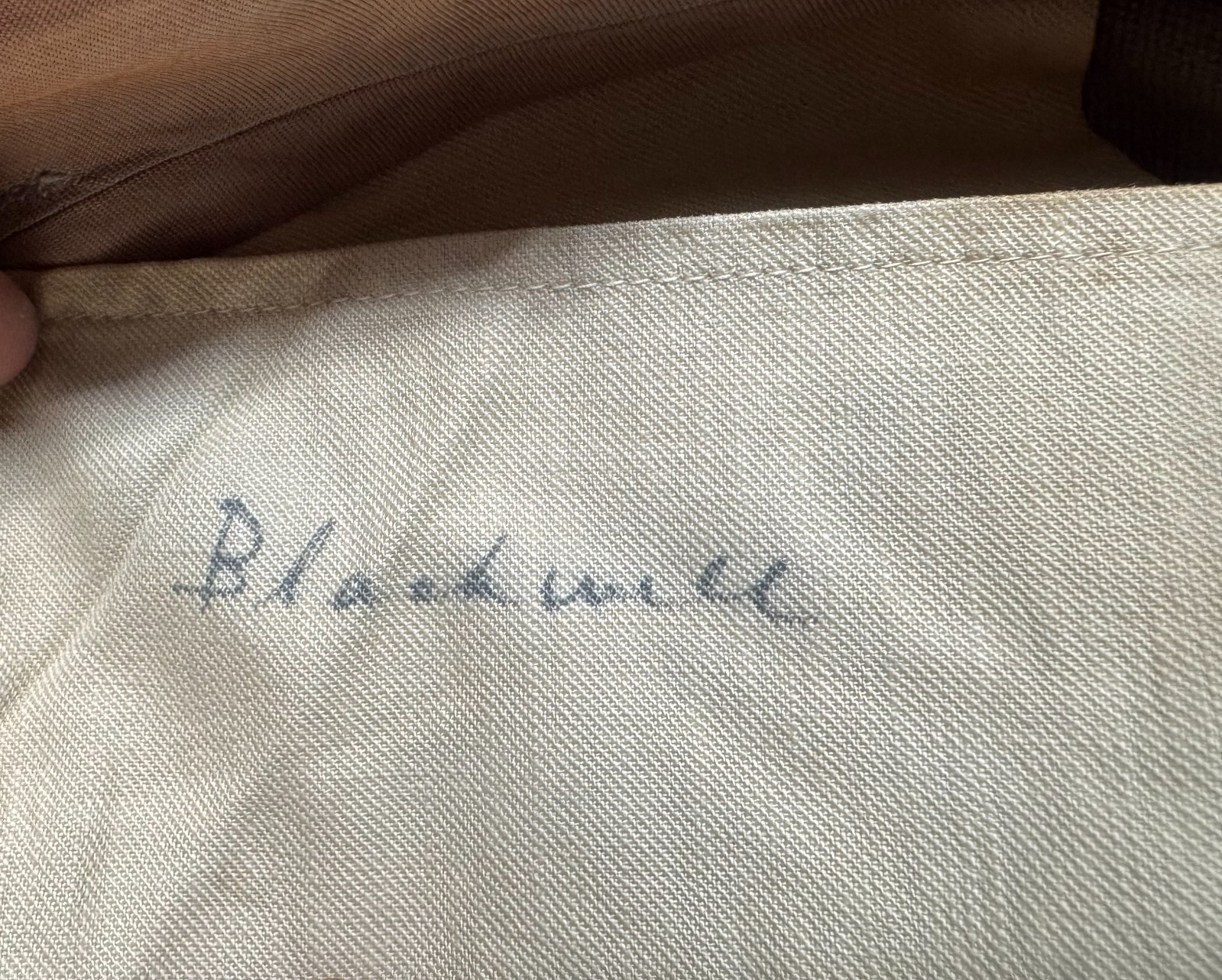 Vintage WW2 era US Army Wool Pink Officer Trousers Pants Military Uniform NAMED