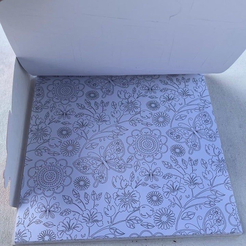 Colour Therapy Paper Stack Coloring Sheet & Stamp Set