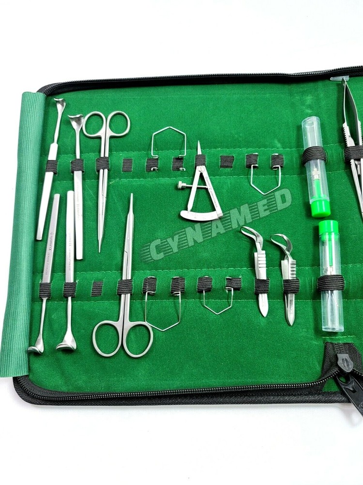 GERMAN 32 Pcs Ophthalmic Cataract Eye Micro Surgery Surgical Instruments SET Kit