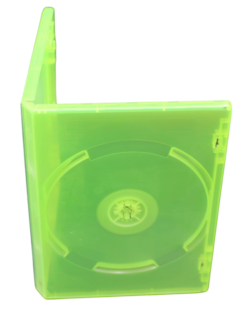 Microsoft XBOX 360 Translucent Green 14mm Replacement Video Game Cases 5 Pack
