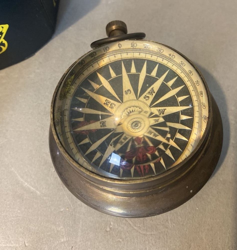 Eye Of Time Bronze Desk Clock
