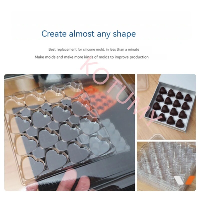 Plastic Blister Machine Manual Plastic Vacuum Forming Machine Chocolate Mold