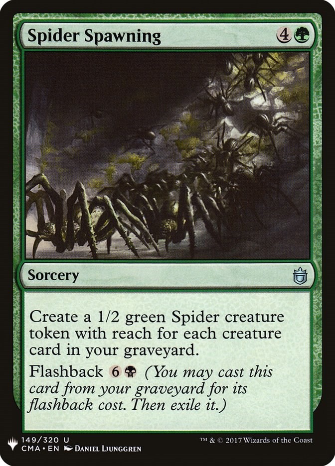 Spider Spawning The List Reprints 149 MTG LP