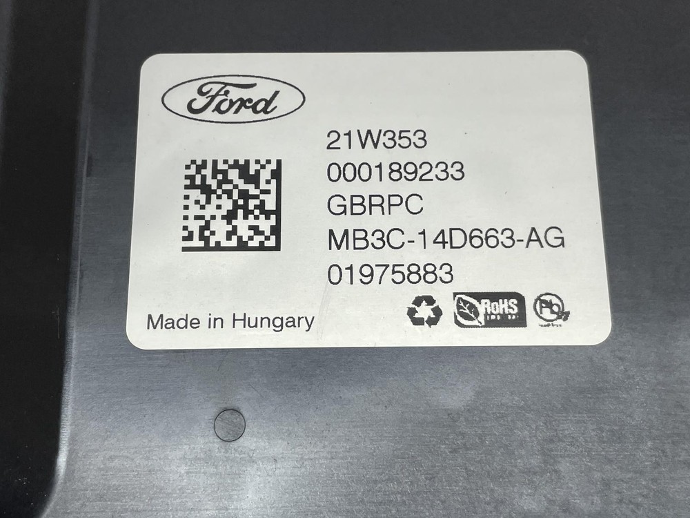 2021 FORD BRONCO Active Suspension Control Module OEM MB3C-14D663-AG