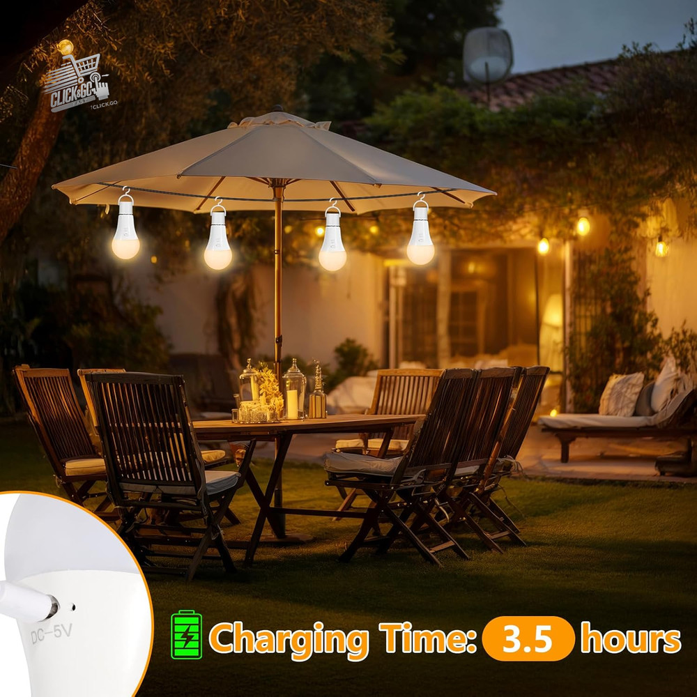 Rechargeable LED Bulb E27 With Timing Function - LED Battery Operated Lights