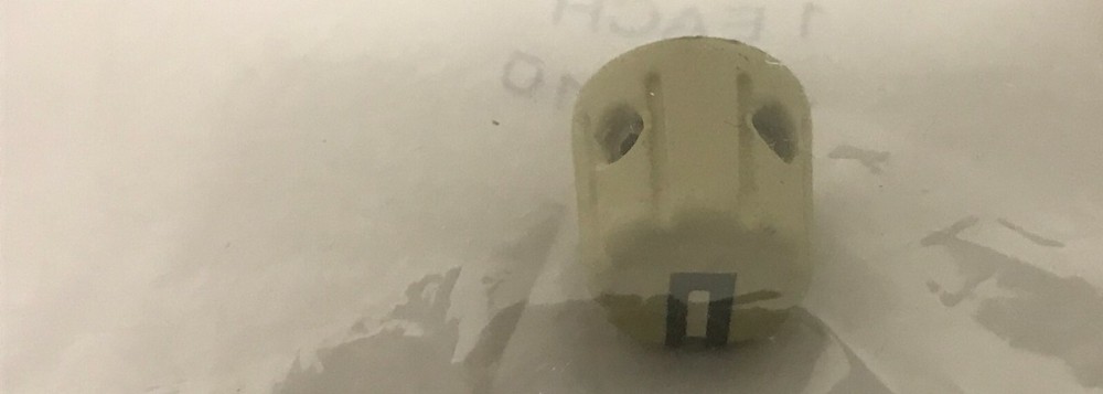 EHC Control Knobs RE2380-02BBA2 Illuminated Beige Knob 1/8" Diameter NOS