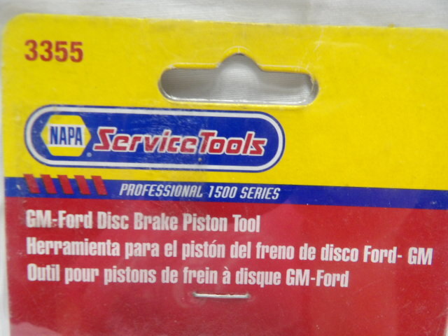 Service Tools GM-Ford Disc Brake Piston Tool #3355