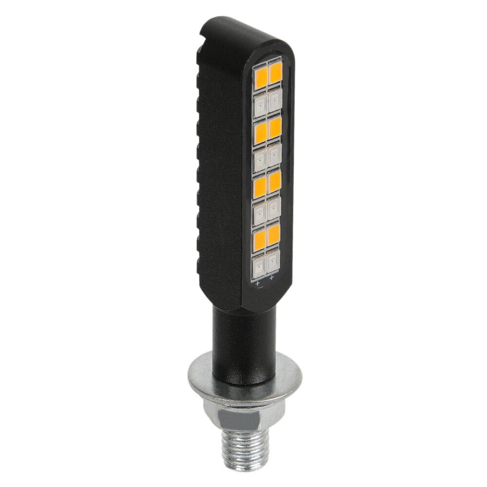 Motorcycle LED Turn Signal Light Sequential Flowing Amber Red Tail Light Blinker