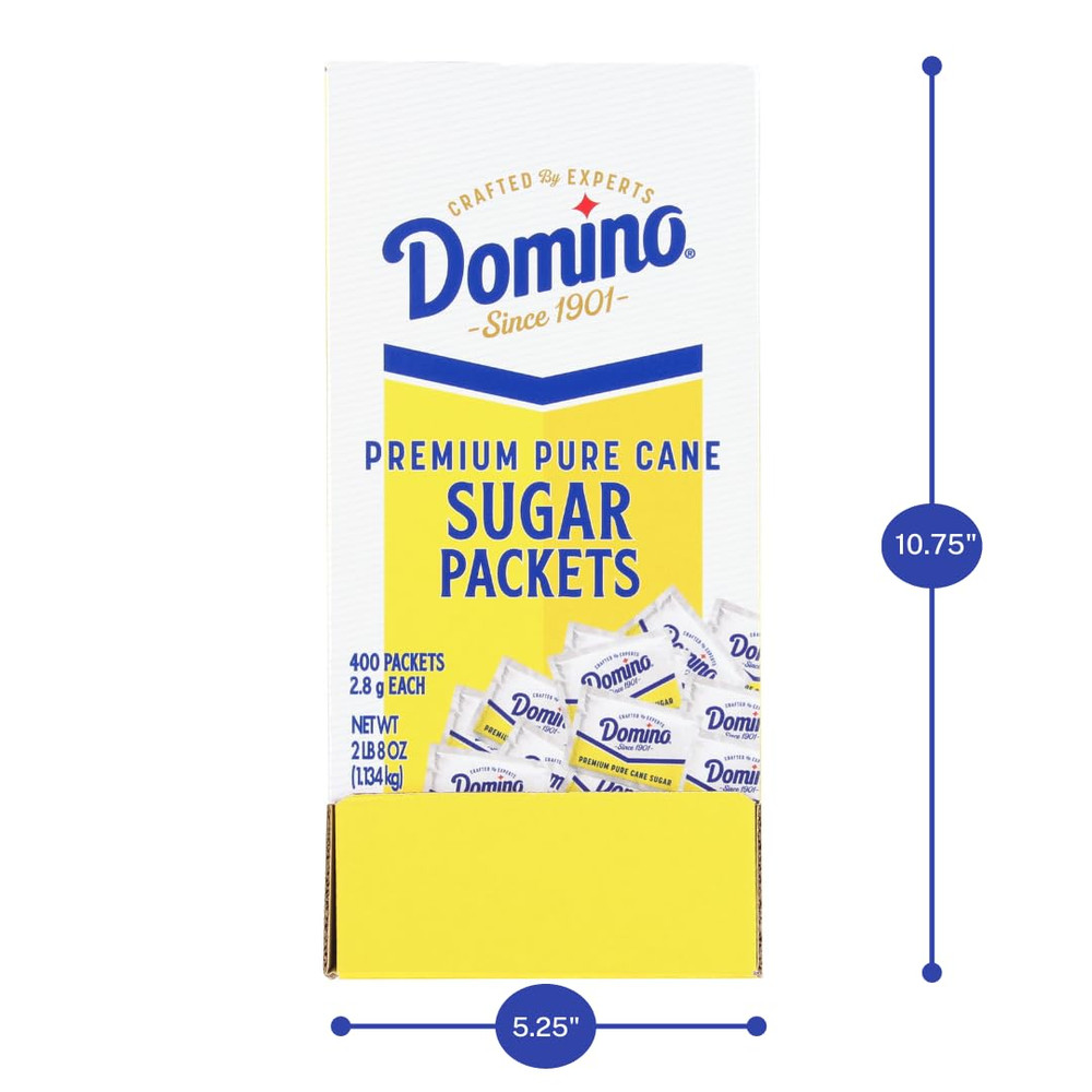® Sugar Packets, 400 Sugar Packets (2.8 G Each) in Dispenser Box