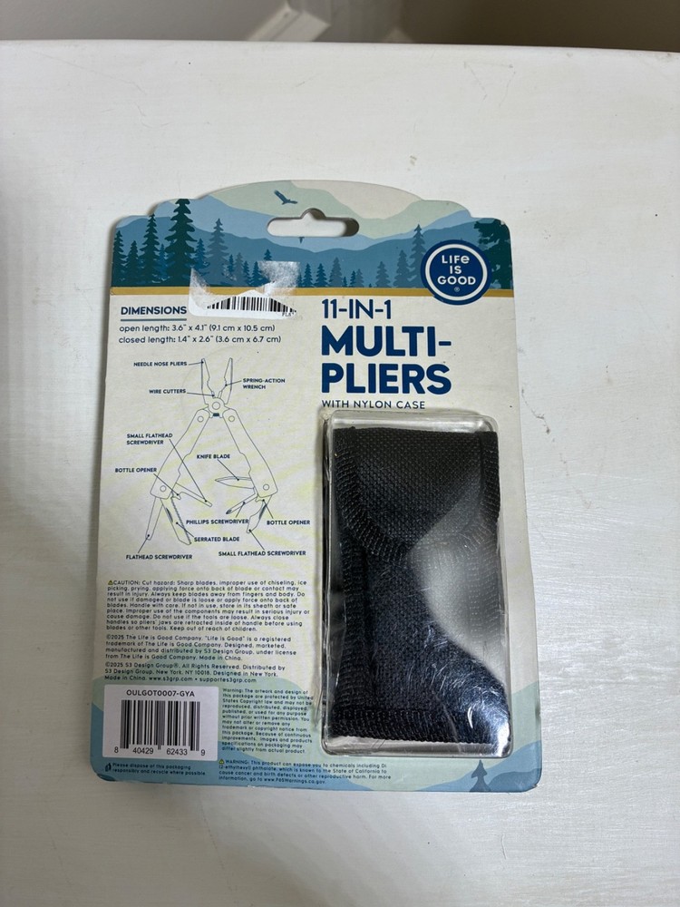 Multi - Pliers 11 in 1 with Nylon Case