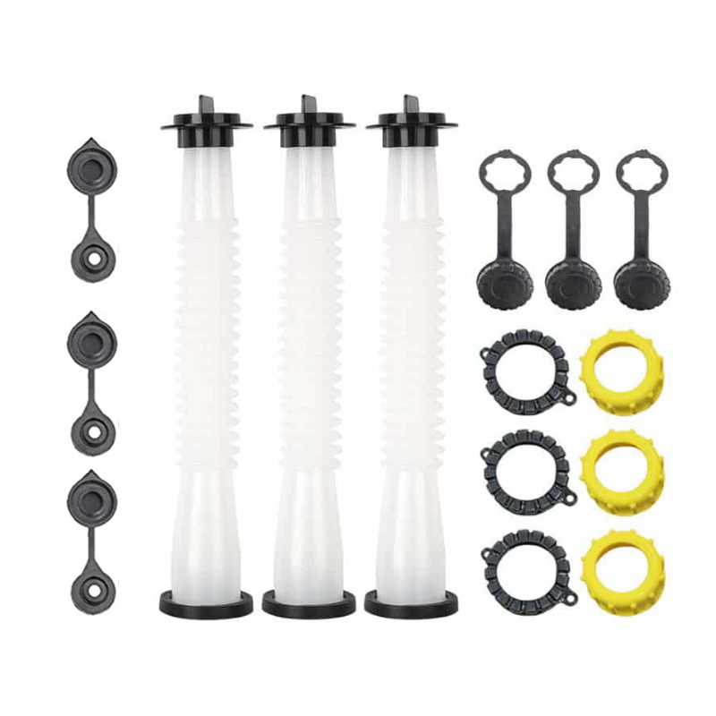 KP- 3 SETS EZ Pour Durable Gas Can Spout Replacement -Fits Midwest/Blitz/Scepter