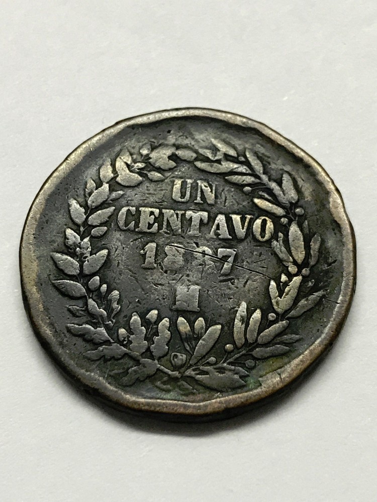 1887 Mo Mexico 1 Centavo #5437