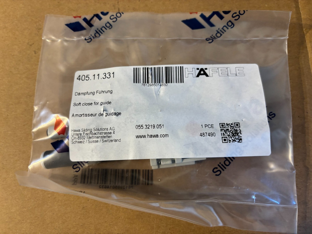 Hafele 405.11.331 Soft Stop, for guide