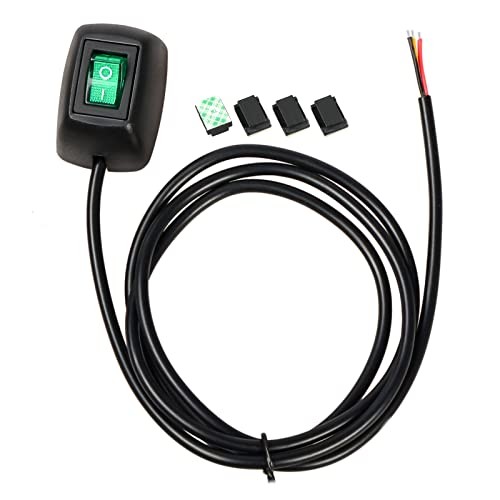 1Pack LED Inline Cord Switch KCD1 6A-250V 16A-125V Toggle Switch SPST 2 Green
