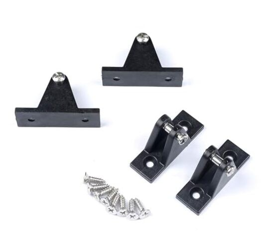 Boat Deck Hinge Nylon Flat Mount 90°, Deck Boat Accessories Fitting Hardware