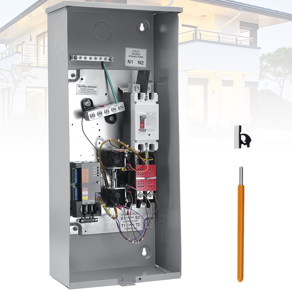 200 Amp Automatic Backup Transfer Switch Outdoor New