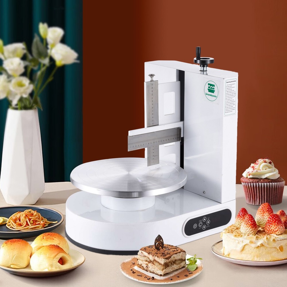 Automatic Cake Cream Spreading Coating Smearing Machine 110V Decorating Spreader