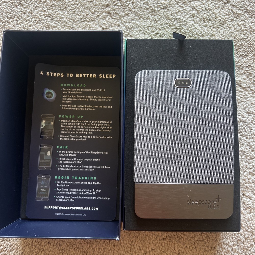 Sleepscore Max Sleep Tracking Improvement Device Units TESTED
