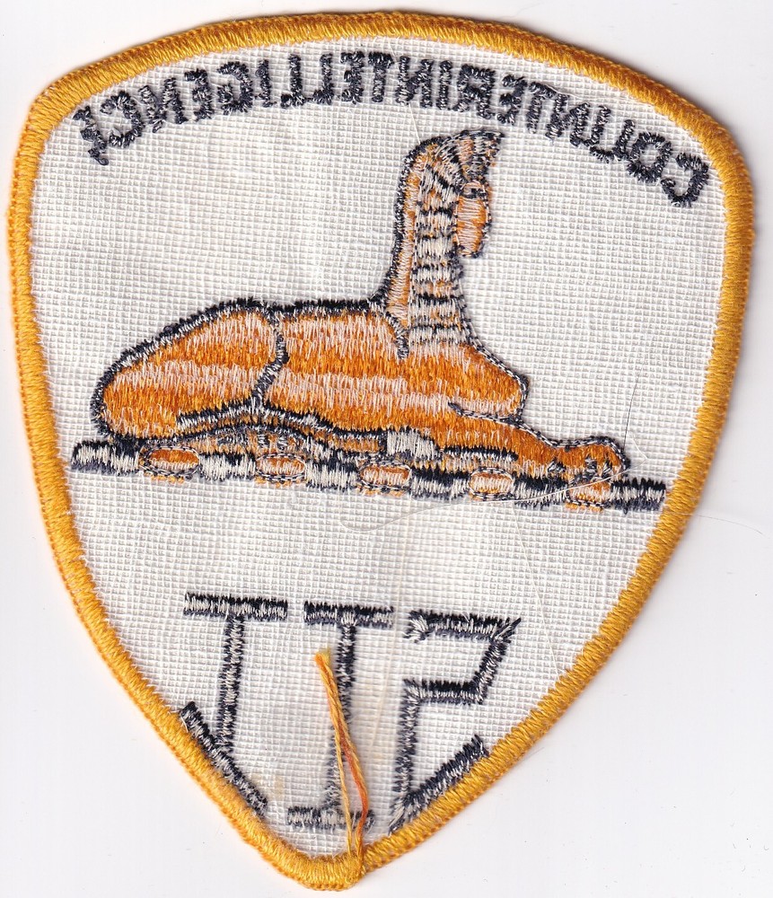 Counterintelligence SII patch Fort Holabird MD pre 1972 Intelligence School US A