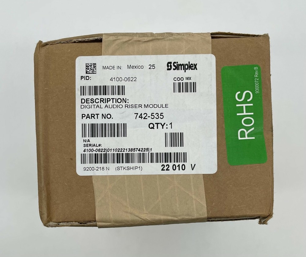 Simplex 4100-0622 - Same Day Shipping (SEALED)