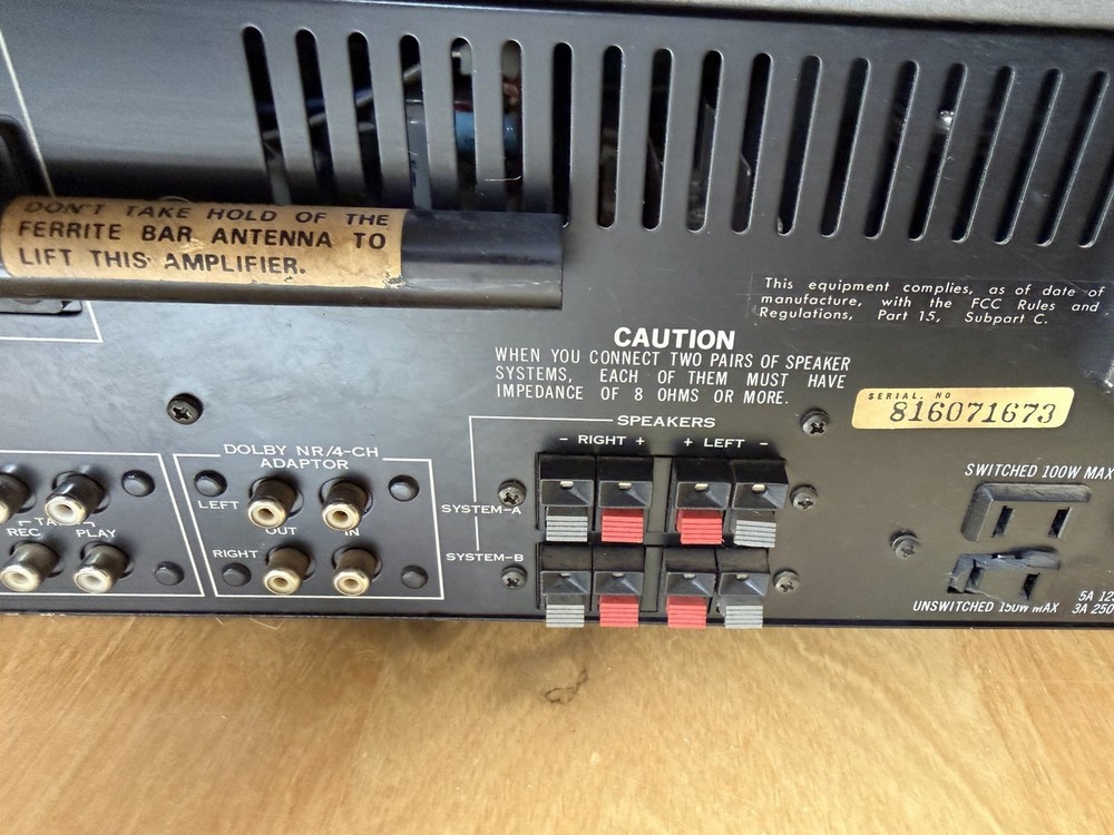Sansui 6060 Stereo Receiver - READ DESCRIPTION