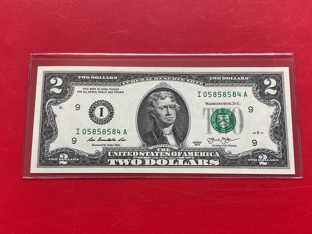 2013 $2 TWO DOLLAR BILL ( Minneapolis I ) Uncirculated