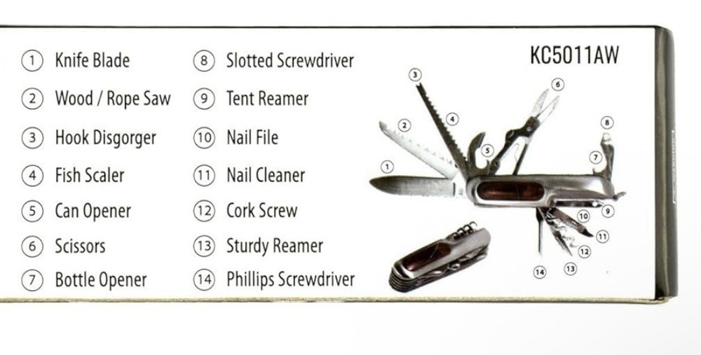 Casselman Multi-tool EUC With Carrying Sheath