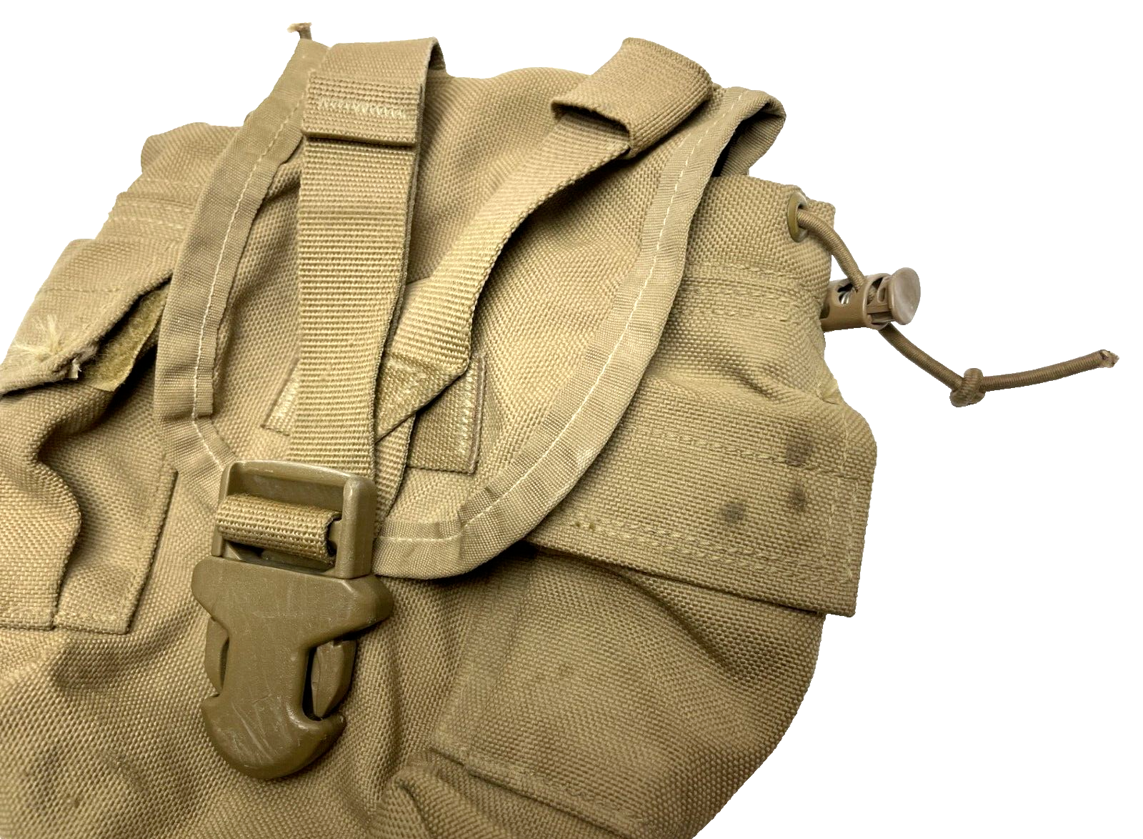 USGI Military USMC 1QT MOLLE Coyote CANTEEN COVER Pouch 8465-01-532-2303 EXC